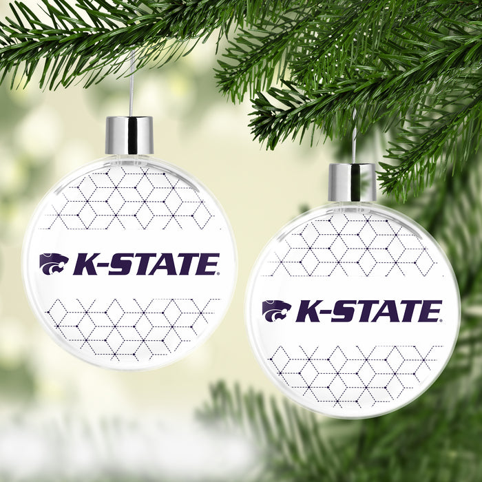 Kansas State University Christmas Ornament Flat Round