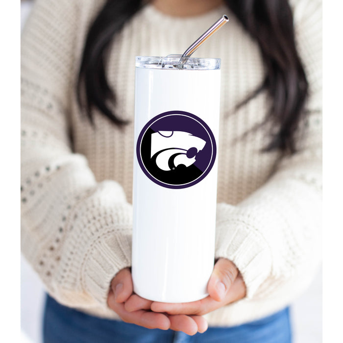 Kansas State University Stainless Steel Skinny Tumbler 20 OZ