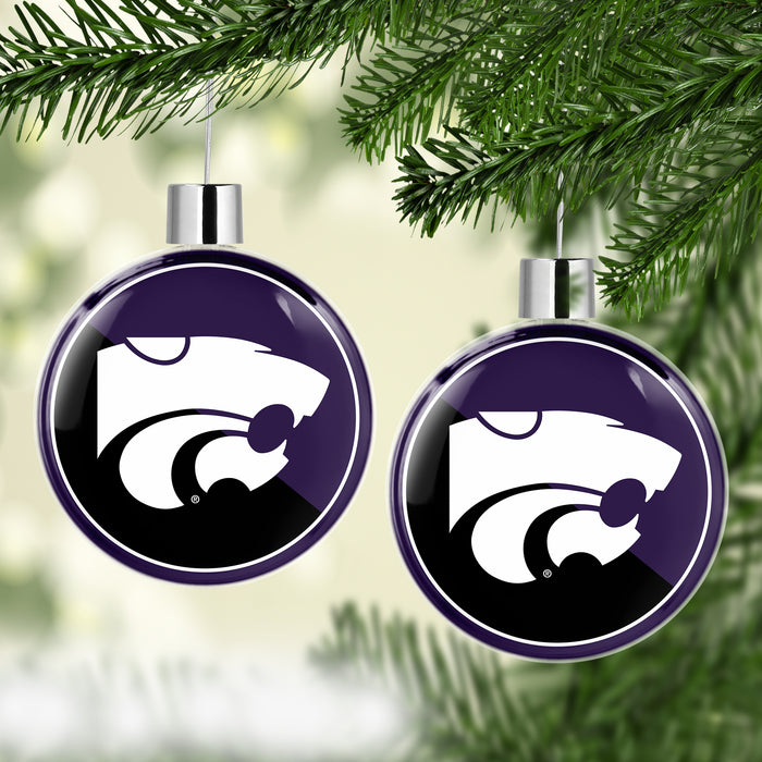 Kansas State University Christmas Ornament Flat Round