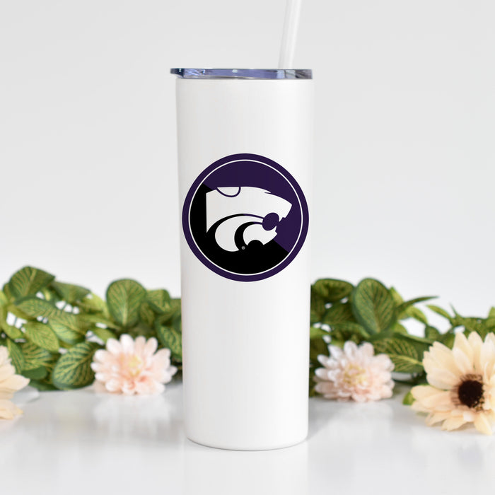 Kansas State University Stainless Steel Skinny Tumbler 20 OZ