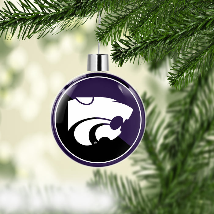 Kansas State University Christmas Ornament Flat Round