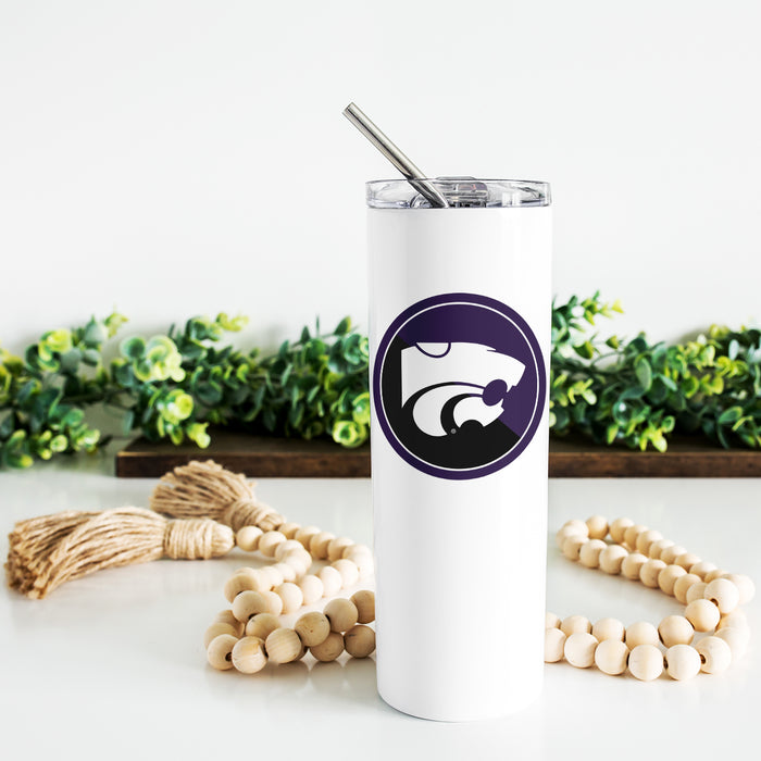 Kansas State University Stainless Steel Skinny Tumbler 20 OZ