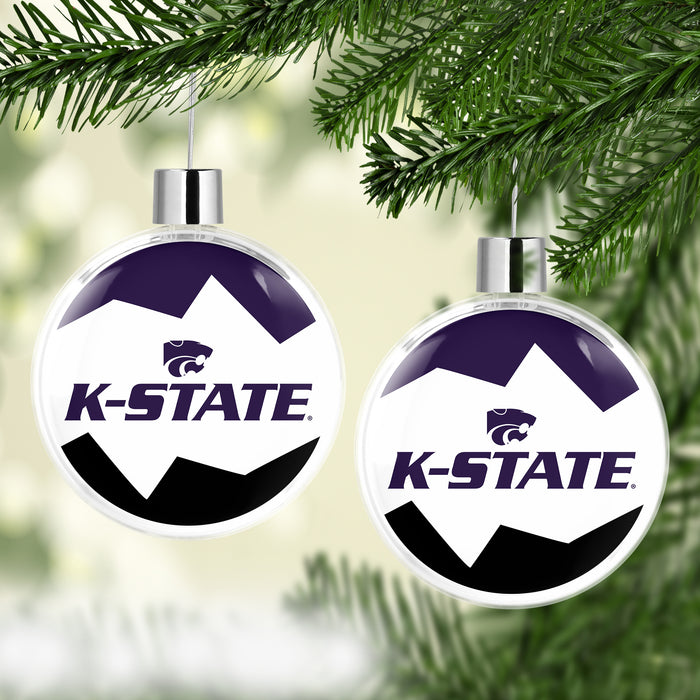 Kansas State University Christmas Ornament Flat Round