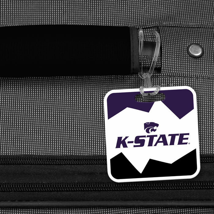 Kansas State University Luggage Bag Tag (square)
