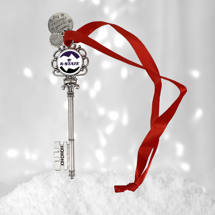 Kansas State University Christmas Ornament Santa Magic Key