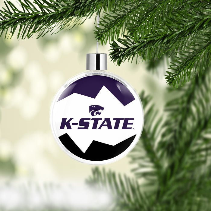 Kansas State University Christmas Ornament Flat Round