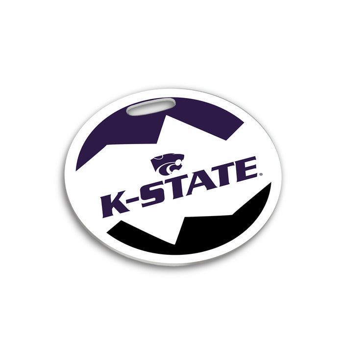 Kansas State University Luggage Bag Tag (round)