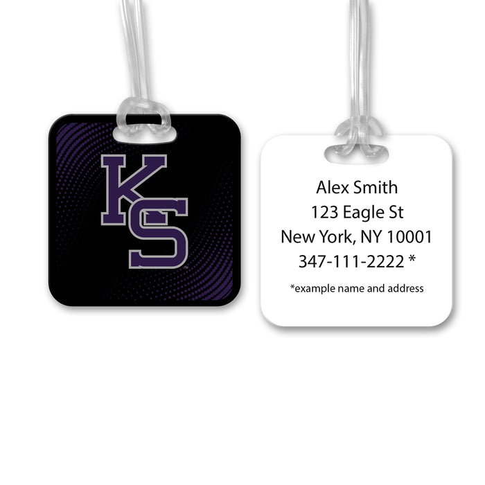 Kansas State University Luggage Bag Tag (square)