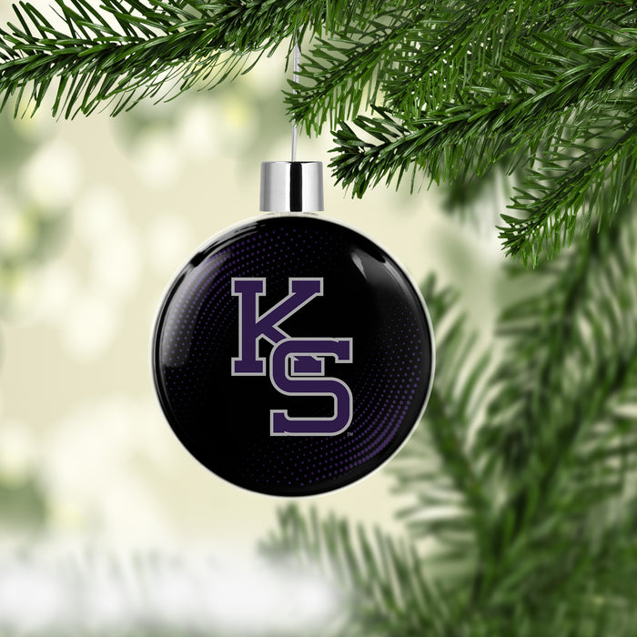 Kansas State University Christmas Ornament Flat Round