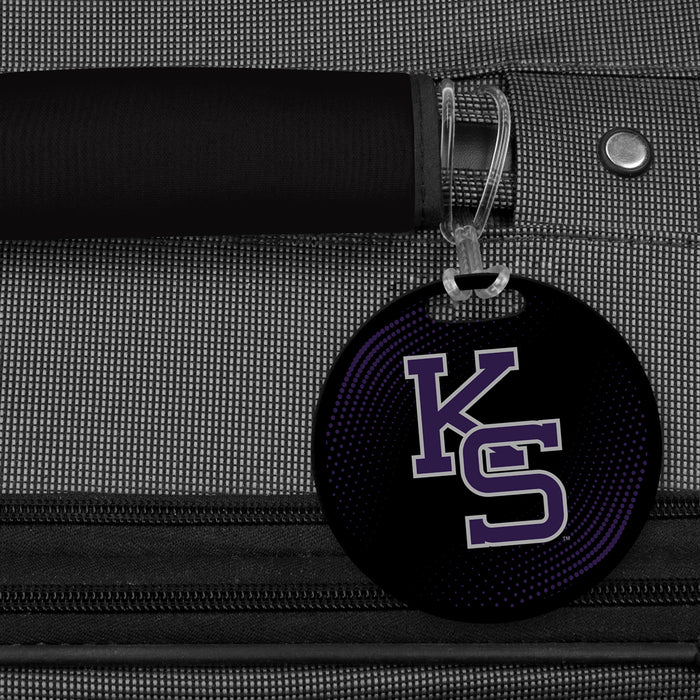 Kansas State University Luggage Bag Tag (round)