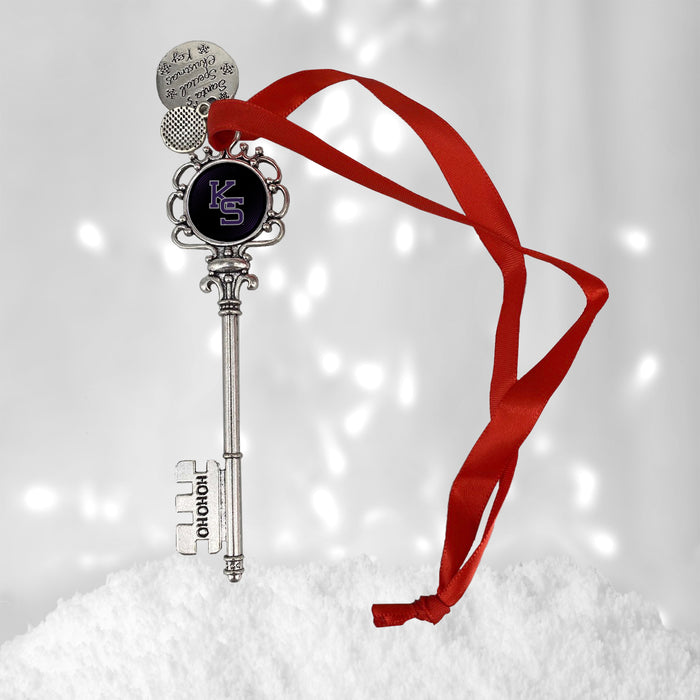 Kansas State University Christmas Ornament Santa Magic Key