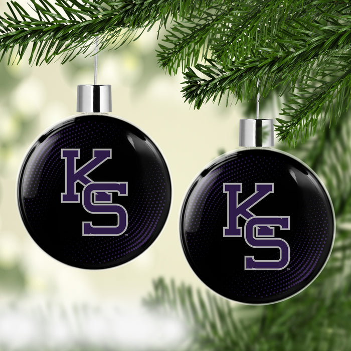Kansas State University Christmas Ornament Flat Round
