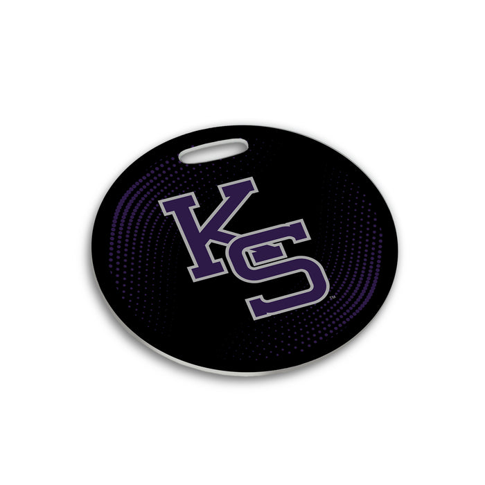 Kansas State University Luggage Bag Tag (round)