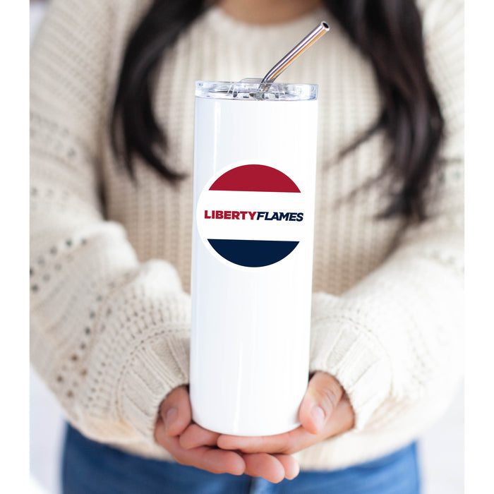 Liberty University Stainless Steel Skinny Tumbler 20 OZ