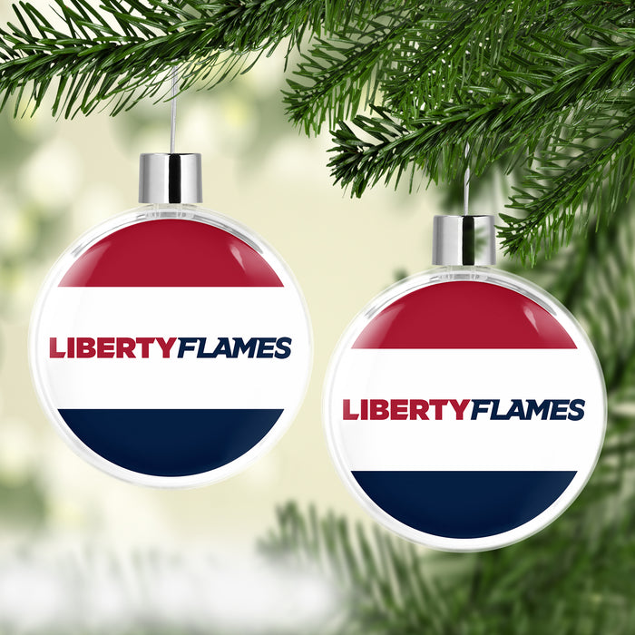 Liberty University Christmas Ornament Flat Round