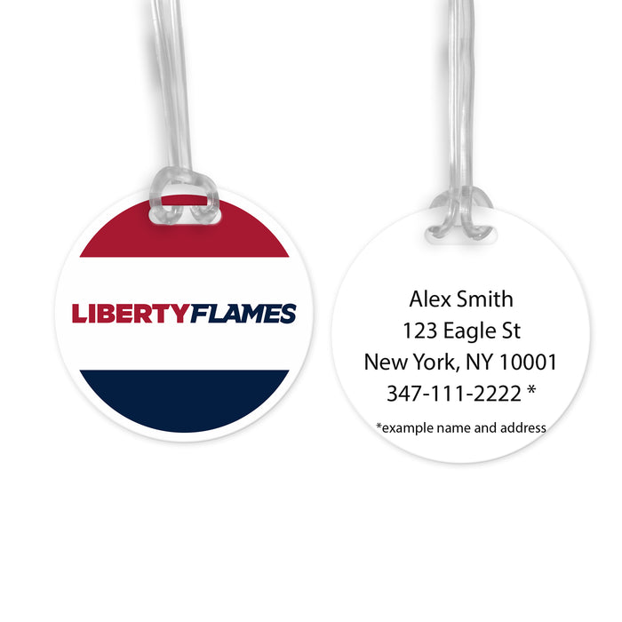 Liberty University Luggage Bag Tag (round)