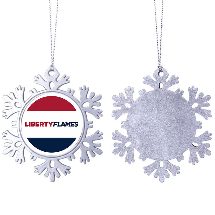 Liberty University Christmas Ornament - Snowflake Metal