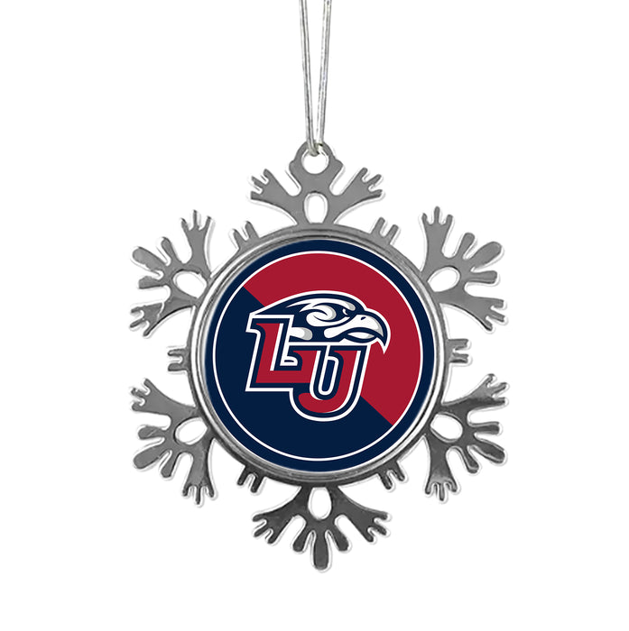 Liberty University Christmas Ornament - Snowflake Metal