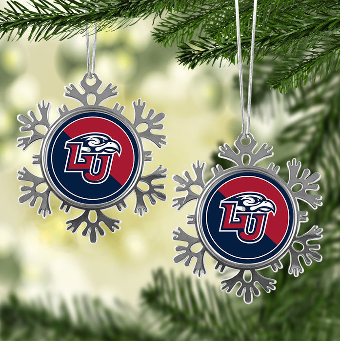 Liberty University Christmas Ornament - Snowflake Metal