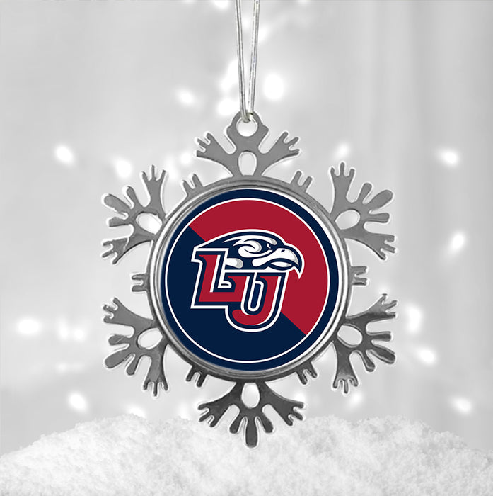 Liberty University Christmas Ornament - Snowflake Metal