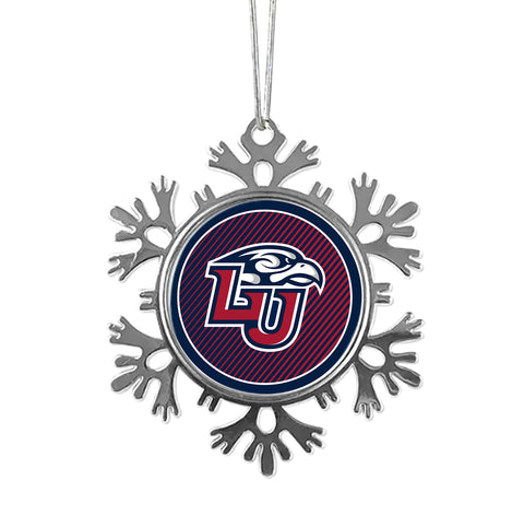 Liberty University Christmas Ornament - Snowflake Metal