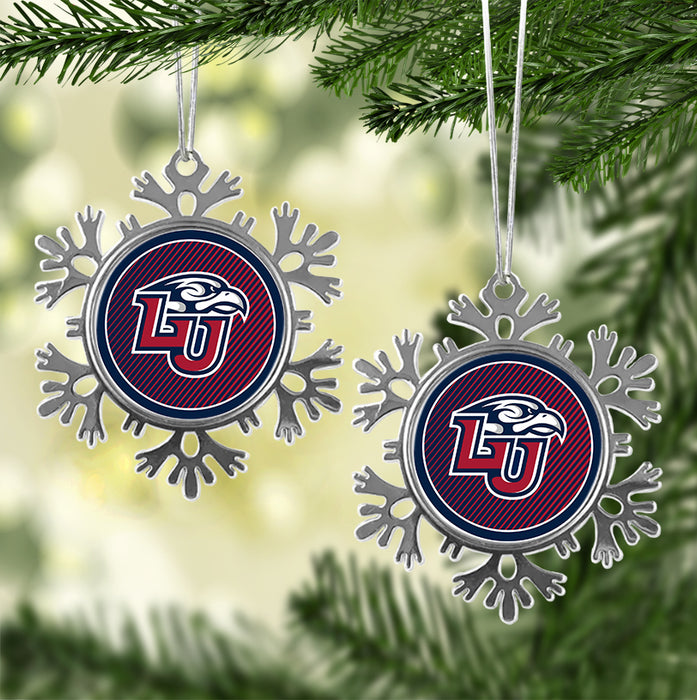 Liberty University Christmas Ornament - Snowflake Metal