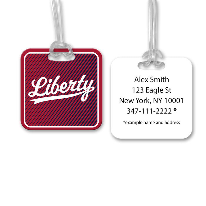 Liberty University Luggage Bag Tag (square)