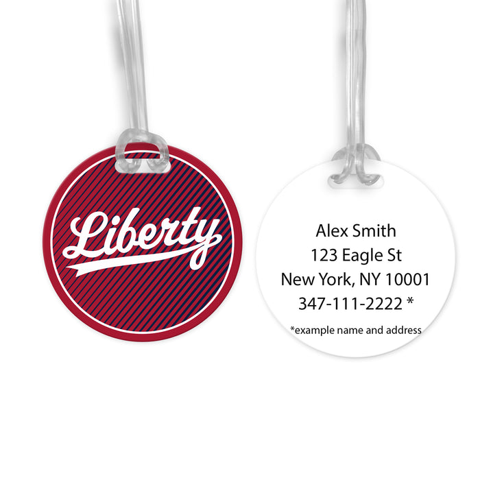 Liberty University Luggage Bag Tag (round)