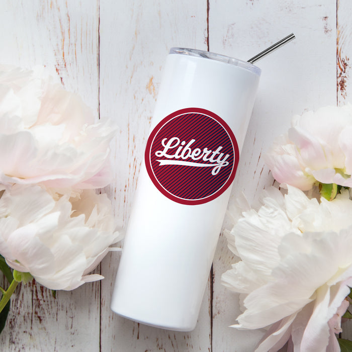 Liberty University Stainless Steel Skinny Tumbler 20 OZ