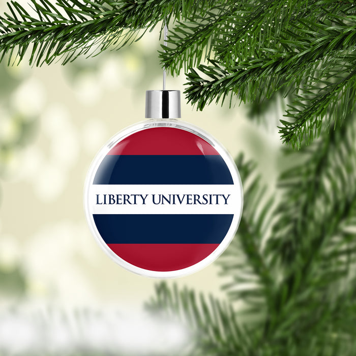 Liberty University Christmas Ornament Flat Round