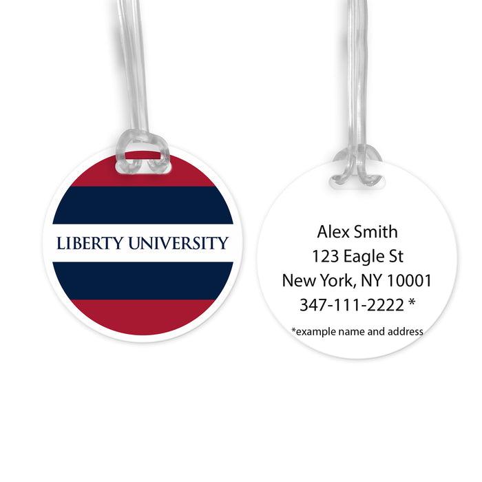 Liberty University Luggage Bag Tag (round)