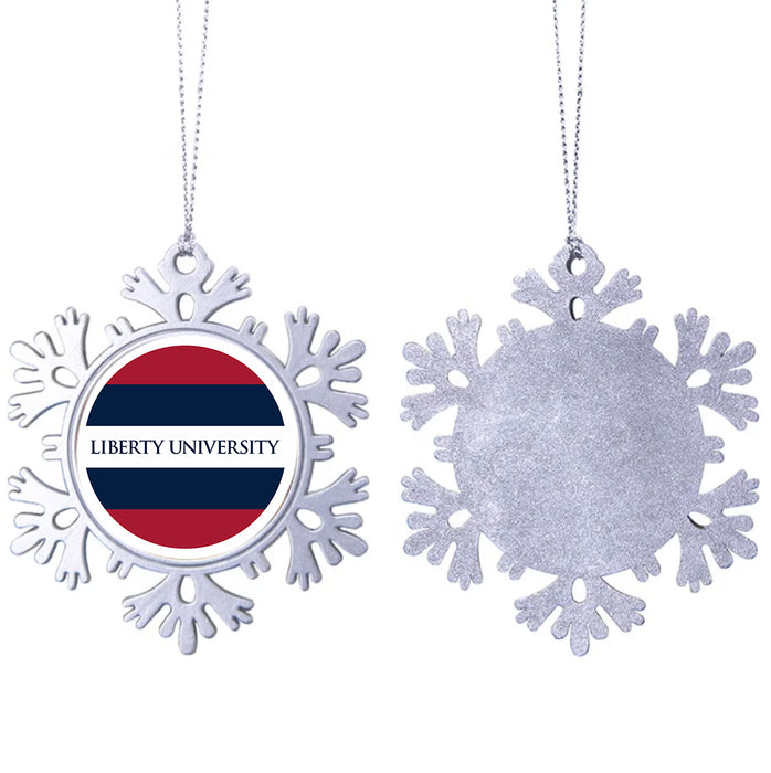 Liberty University Christmas Ornament - Snowflake Metal