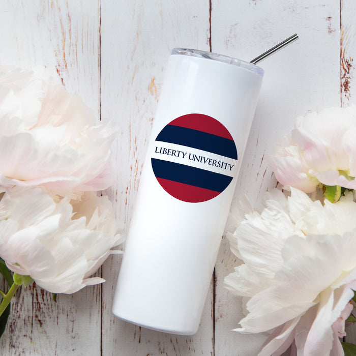 Liberty University Stainless Steel Skinny Tumbler 20 OZ