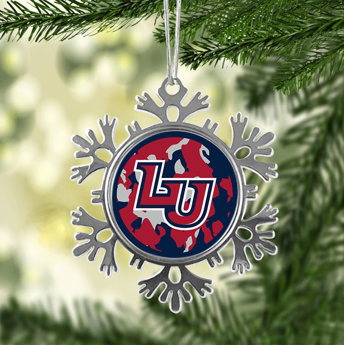 Liberty University Christmas Ornament - Snowflake Metal