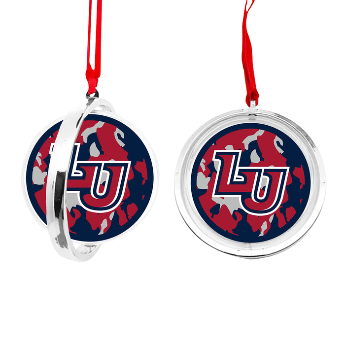 Liberty University Christmas Reversible Flat Round Ornament