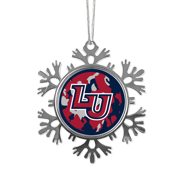 Liberty University Christmas Ornament - Snowflake Metal