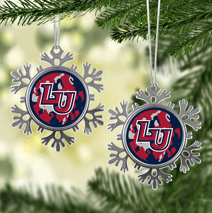 Liberty University Christmas Ornament - Snowflake Metal
