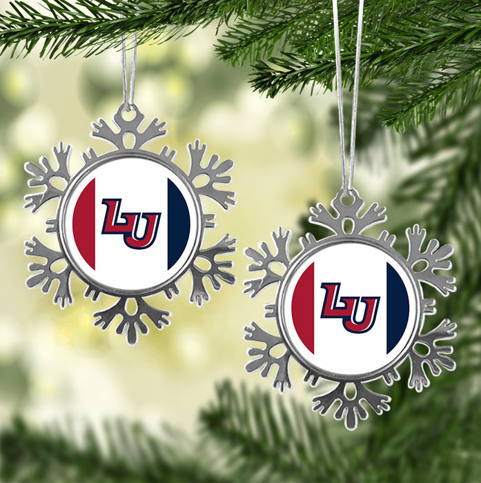 Liberty University Christmas Ornament - Snowflake Metal
