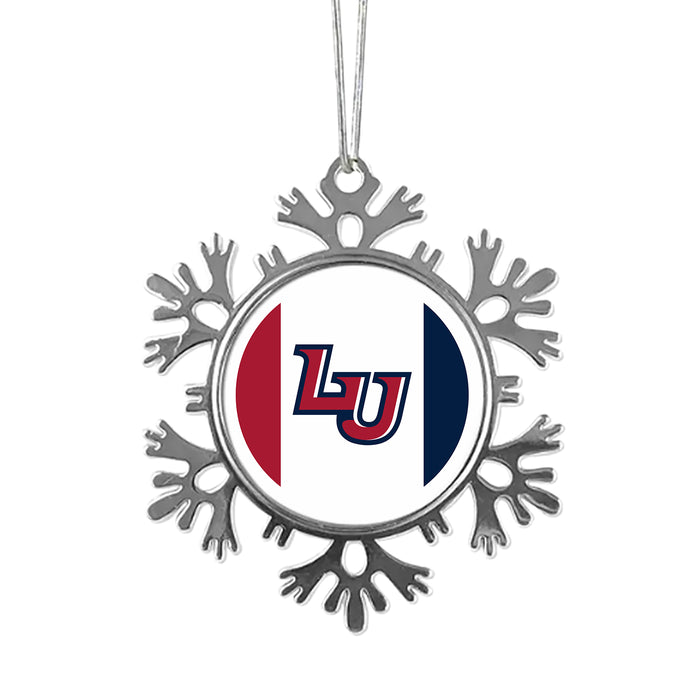Liberty University Christmas Ornament - Snowflake Metal