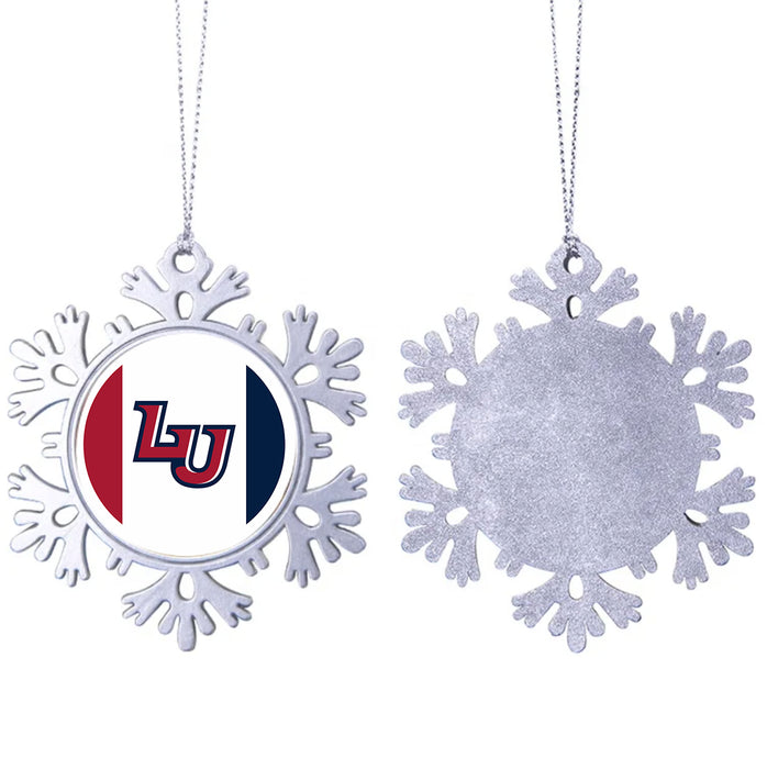 Liberty University Christmas Ornament - Snowflake Metal