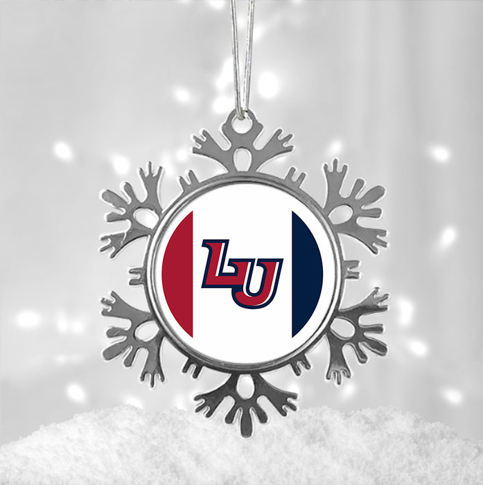 Liberty University Christmas Ornament - Snowflake Metal