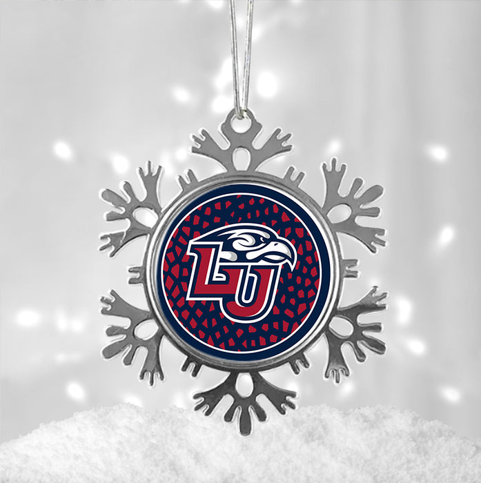 Liberty University Christmas Ornament - Snowflake Metal