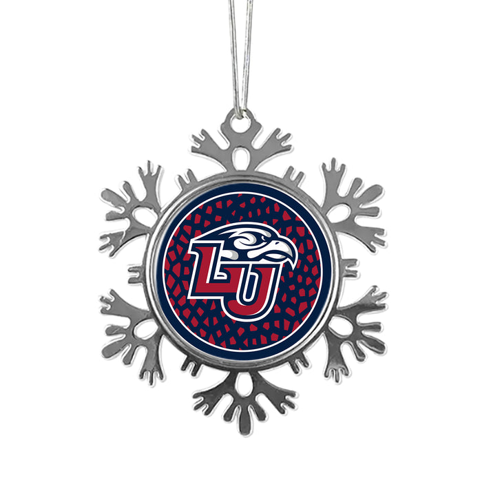 Liberty University Christmas Ornament - Snowflake Metal