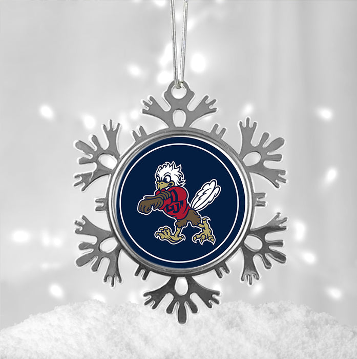 Liberty University Christmas Ornament - Snowflake Metal