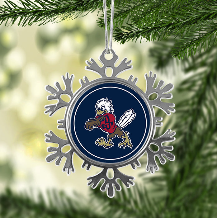 Liberty University Christmas Ornament - Snowflake Metal