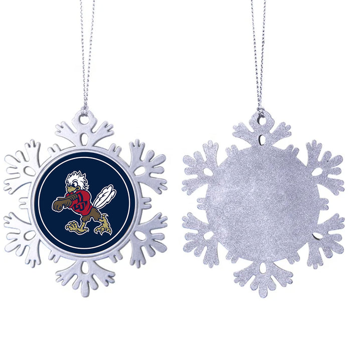 Liberty University Christmas Ornament - Snowflake Metal