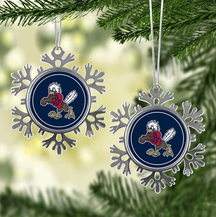 Liberty University Christmas Ornament - Snowflake Metal