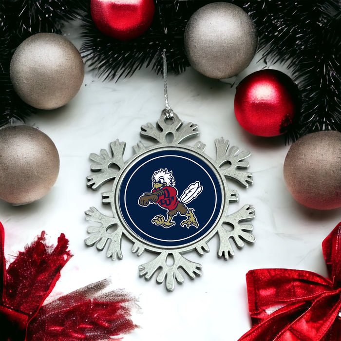 Liberty University Christmas Ornament - Snowflake Metal