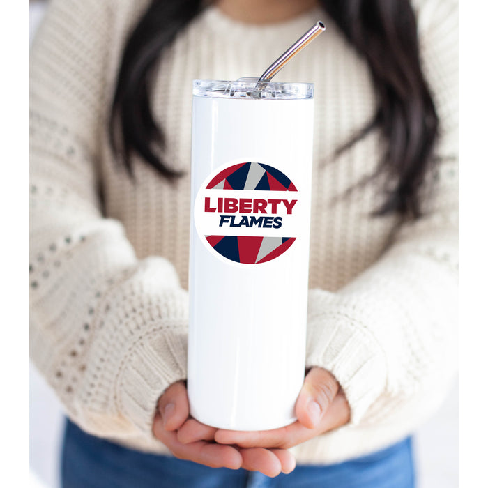 Liberty University Stainless Steel Skinny Tumbler 20 OZ