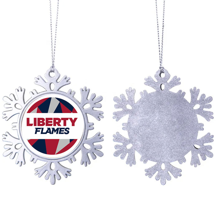 Liberty University Christmas Ornament - Snowflake Metal